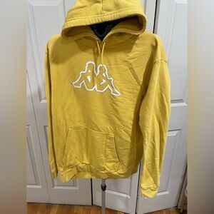 Kappa Men's Hoodie in Bright Yellow